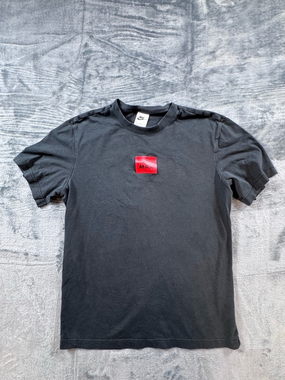 Nike Air Max Black Tee M Lenticular Patch Front Air Max Graphic Back